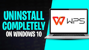 WPS Office verwijderen van een Windows 10 pc of laptop (2025)