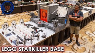WORLD'S LARGEST Lego Star Wars Build!  Starkiller Base [4K]