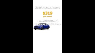 2025 Honda Accord - Only $319/month! #Shorts