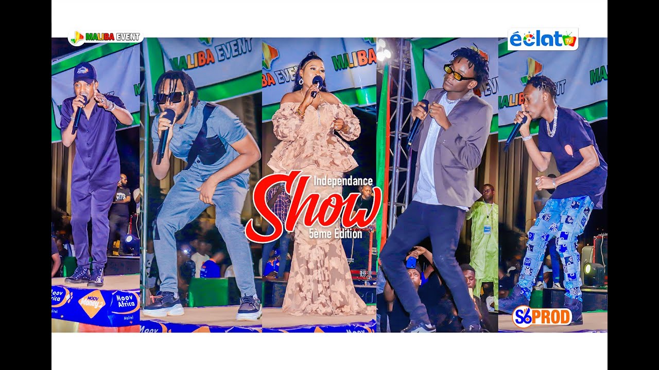 Prince Diallo, Oudé Mill, Safi Diabaté, Momo Choco, Wizi Wozo, Djigui Sora à l'indépendance Show 5