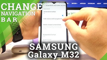How to Hide Status & Navigation Bar on SAMSUNG Galaxy M32 Screenshots