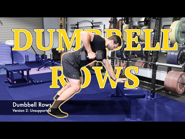 Rows Without Machine Dumbbell Row Form Without Bench