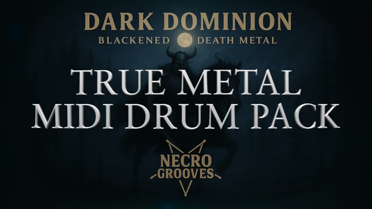 Blackened Death Metal MIDI Drum Pack – MEGA Bundle | Necro Grooves