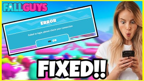 FALL GUYS NETWORK ERROR FIX | EPIC GAMES PROBLEM IN FALL GUYS | FALL GUYS ISSUE | FAILED TO LOGIN