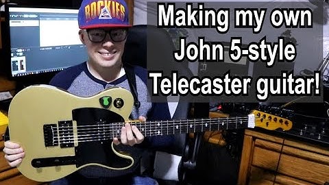 Building my own John 5-style Telecaster guitar! | A DIY build project