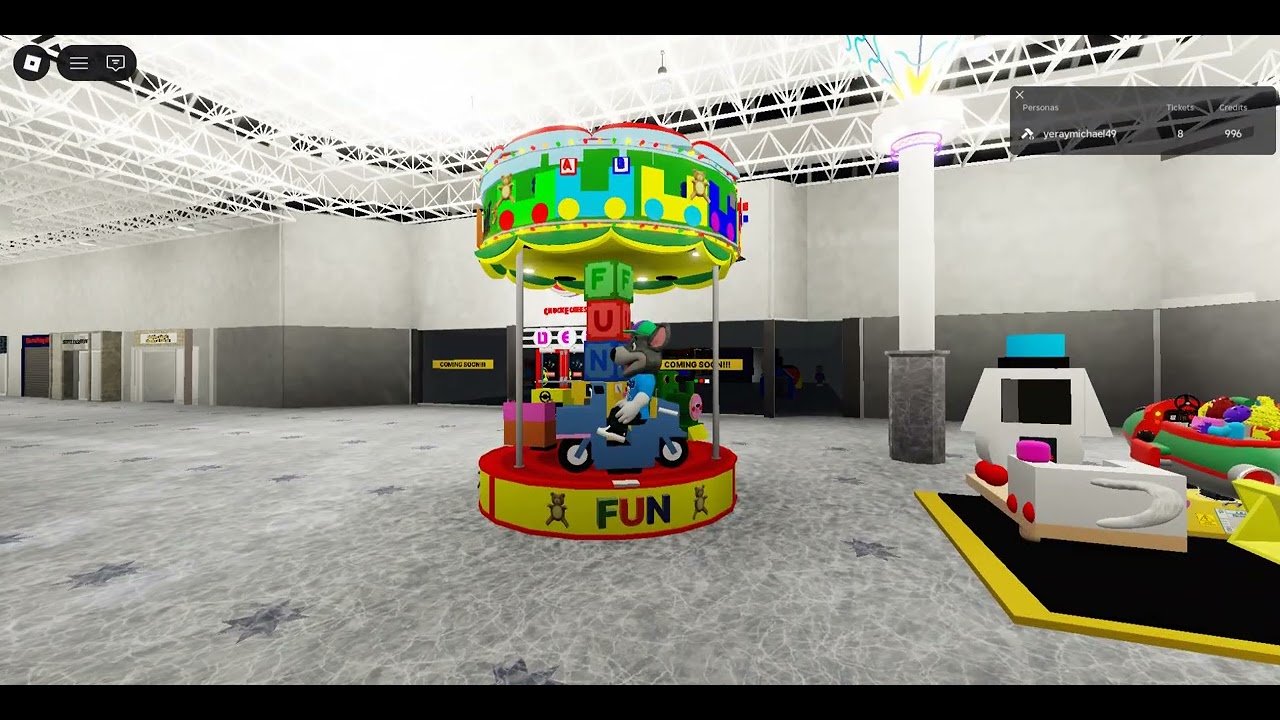 Fun Carousel Kiddie Ride R.G. Mitchell (Jolly Roger Reissue) at the Mall in Roblox (added by alt 77)
