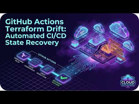 GitHub Actions Terraform Drift: Automated CI CD State Recovery