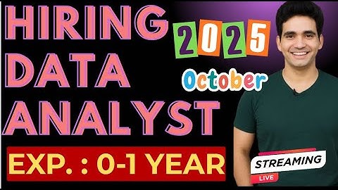 Data Analysts Jobs for Freshers in 2025 | Work From Home Jobs 2025