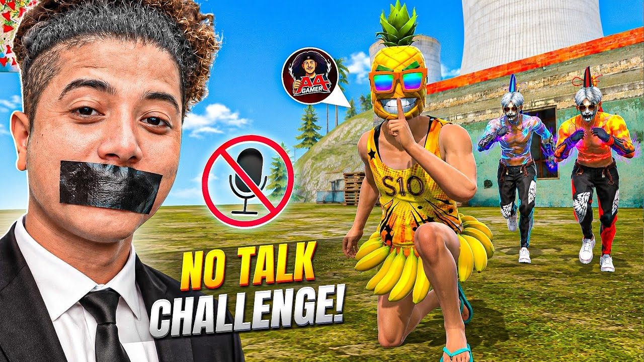 ​CAN WE BOOYAH WITHOUT TALKING? 🤐🚫 (NO VOICE CHAT CHALLENGE)