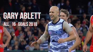 Gary Ablett all 16 Goals 2018