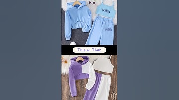 Outfits 🌺 (This or That) #shorts #outfit #thisorthat