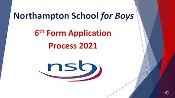Sixth Form application presentation by the Director of Sixth Form 2021