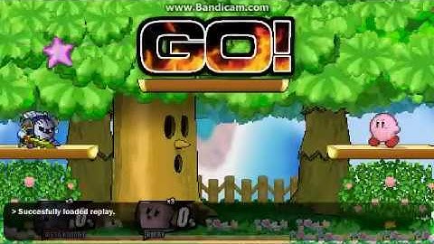 SSF2 - Dramatic Battle! Meta Knight VS Kirby