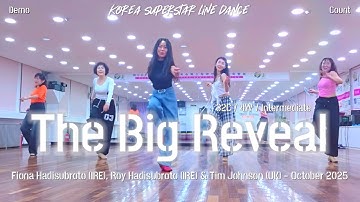 The Big Reveal Linedance Demo & Count 중급레벨 작품 | KSLDA 한국슈퍼스타라인댄스교육협회 💎협회장 송영순