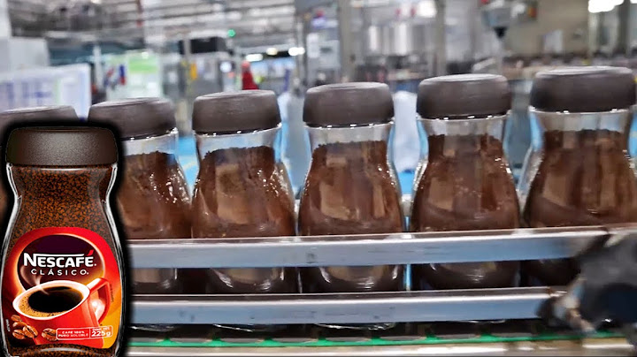 COMO se HACE el CAFÉ soluble NESCAFÉ☕| Como se PRODUCE el CAFÉ INSTANTÁNEO