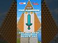 1% CONSEGUE PARAR NA ESPADA de diamante! 🎯 #minecraft #shorts #chunk-blok (18⁰ vídeo)