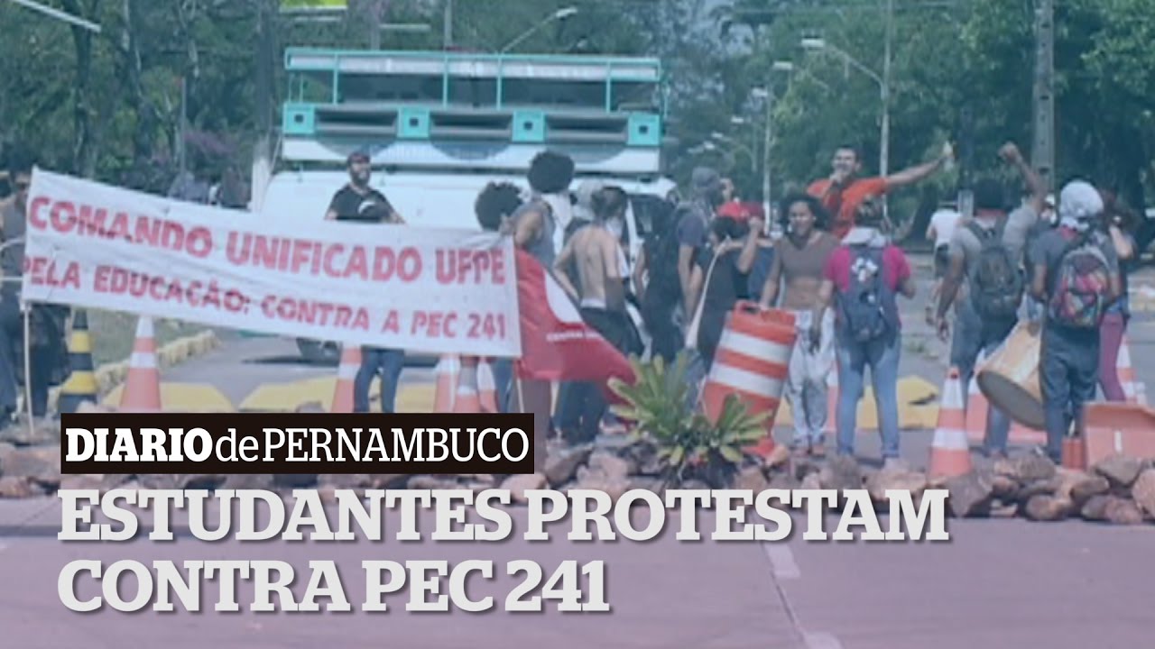 Estudantes da UFPE fecham a BR-101 contra a PEC 241 pernambuco map