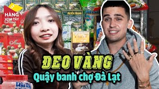 Người Mỹ troll tiếng Việt chợ Đà Lạt - Cướp mic hát luôn karaoke | HÀNG XÓM TÂY