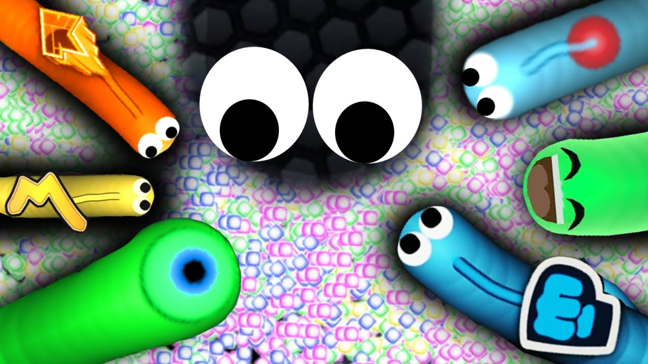 ⁣SLITHER.IO MODS ALL YOUTUBER SKINS! (MasterOv,Kwebbelkop,Jelly,Pewdiepie,Jacksepticeye,ArcadeGo)