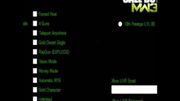 MW3 Mods Xbox 360, PS3, PC