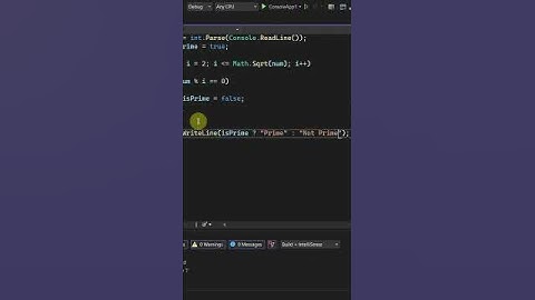 🧪 Prime Number Logic in C# with Just One Loop