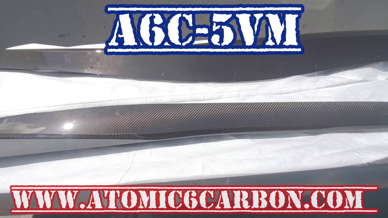 Atomic 6 Carbon C8 Corvette 5VM Side Skirts Prepreg Carbon Fiber