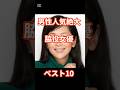 祝️30万 男性から支持される脇役女優ベスト10 #shorts #ランキング #芸能人 #脇役 #女性タレント