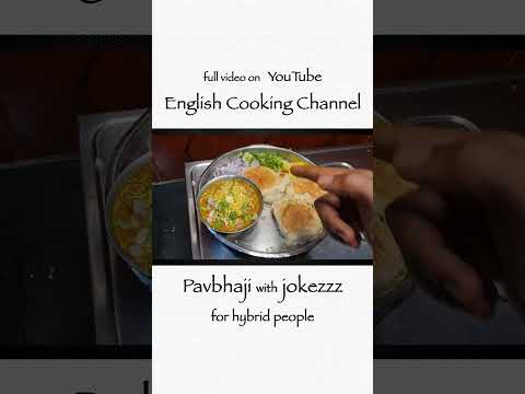 Pavbhaji with joke | English cooking Channel
