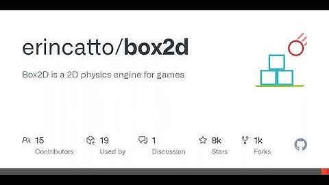 GitHub - erincatto/box2d: Box2D is a 2D physics engine for games