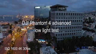 Phantom 4 advanced low light test