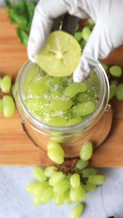 Green Grape Juice for Summer | Summer Cooler #SHORTS