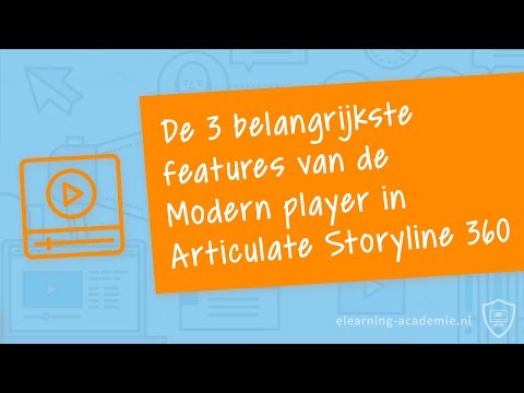 Features van de Modern player in Articulate Storyline