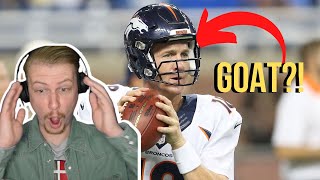 British Soccer Fan Reacts To Peyton Manning 50 Most Legendary Plays | Top Quality Quarterbacks Ep #2
