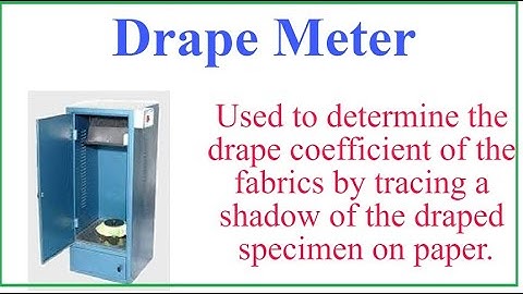 Drape Meter-Product Video