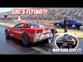 Ruby Takes On KSR's 94mm Turbo Camaro!!! + War Bird DESTROYS Our Indy Burnout Pad!!!