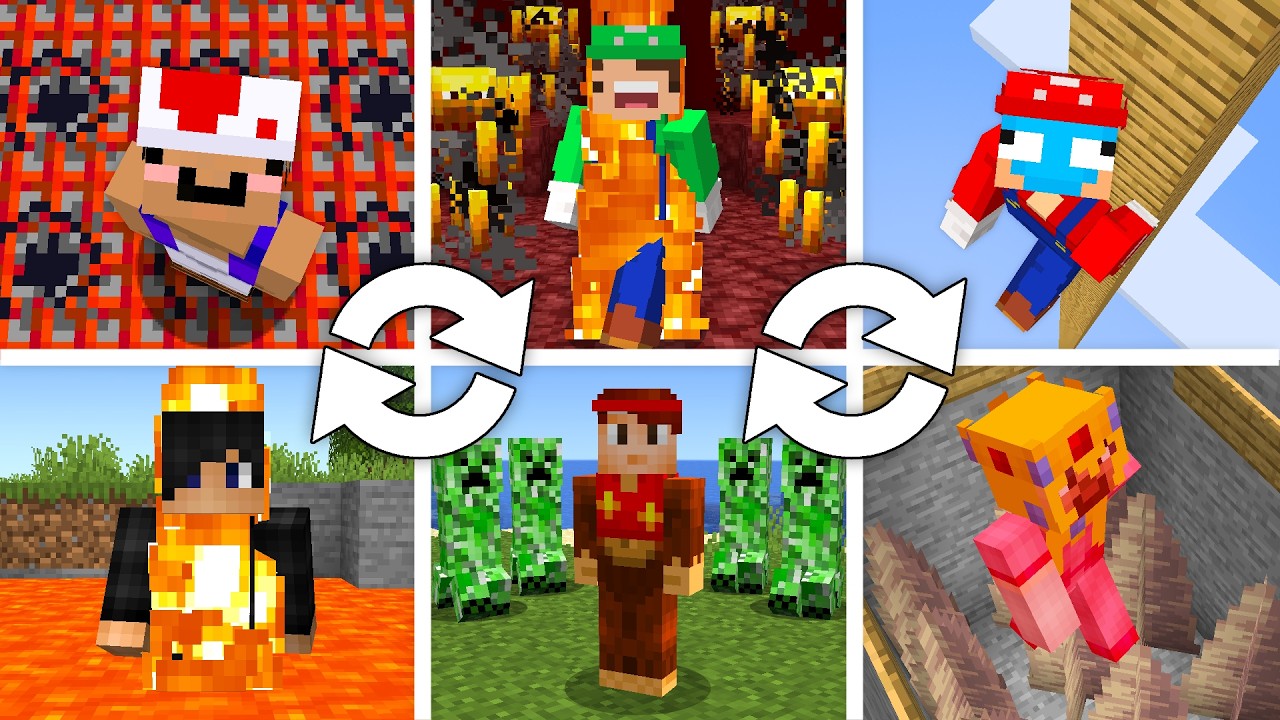 Minecraft 6-Way Death Swap...