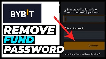 How to Remove Fund Password on Bybit
