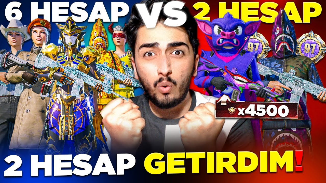 6 NADİR HESAP BENİ ARAYA ALDI! 2 TANE 97 SV. KOLEKSİYON HESAP GETİRİP REZİL ETTİM!| PUBG Mobile