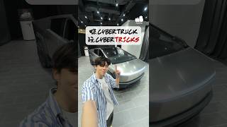 喺#Cybertruck 玩 #Cybertricks #trickshots #tesla