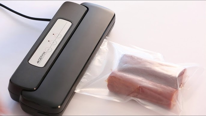 Geryon E2800-C Automatic Food Vacuum Sealer Machine - Black, Open Box.