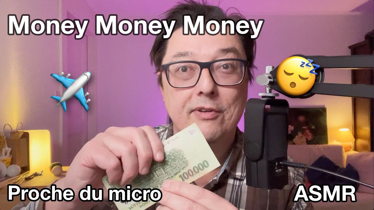 ASMR, Souvenirs de voyage avec des billets