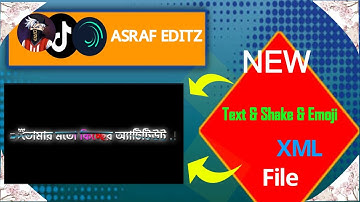 New  Xml File  ||Attitude LyricsVideo ||Black Screen Xml| Xml File |Alight Motion