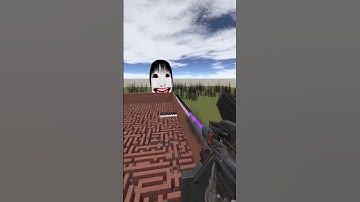Destroying Yoshie Kimura in Big Maze Nextbot Gmod