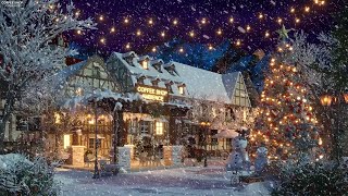 Christmas Village Lights with Relaxing Night Jazz Music screenshot 4