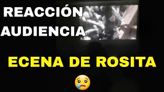 REACCIÓN AUDIENCIA, ECENA DE ROSITA, THE WALKING DEAD CAPITULO 24 FINAL DE TEMPORADA.