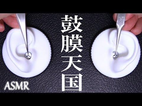 【ASMR】ステンレス製ピンセットで鼓膜を刺されまくる快感 Pierce the eardrum with tweezers / 音フェチ / 耳かき / CS-10EM / No Talking