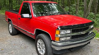 1996 Chevy truck before clean up