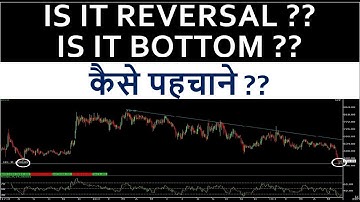 Is It Right Reversal??  Is It Exact Bottom ?? How To Identify?? (In Hindi) | By Abhijit Zingade