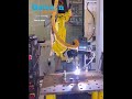 Fanuc Tig Welding on Corner Joints #welding #tigwelding #roboticwelding #roboticsautomation #shorts