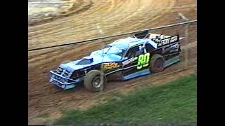 Highland Speedway Racing Action From July 29, 1995.  Highland, Ill.